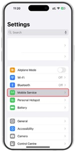 iPhone Settings