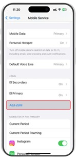 iPhone Settings