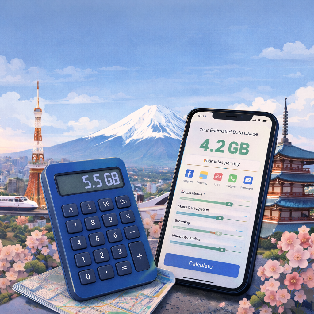 How Much Data Do You Need for Japan Travel?